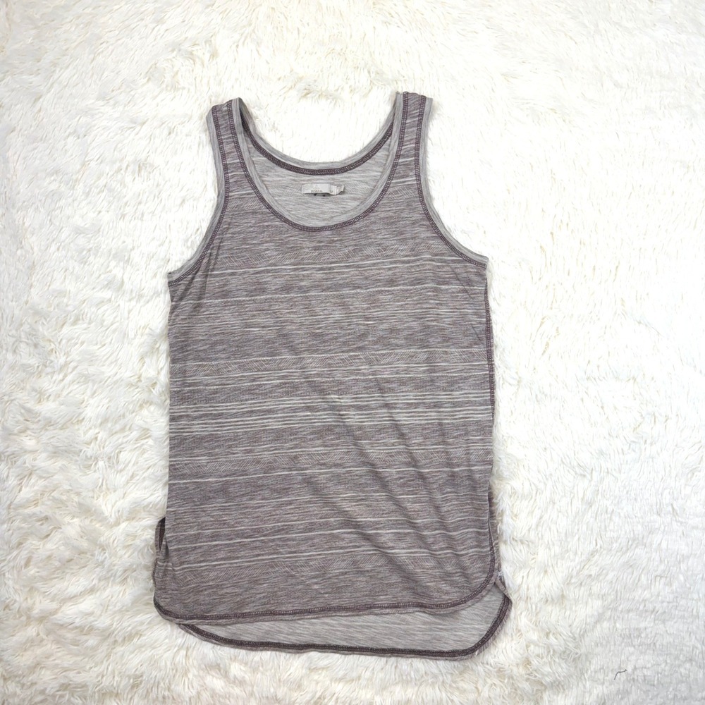 Prana Tank Top Women Size M Aztec Organic Cotton Blend Scoop Neck Gorpcore